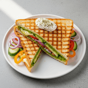 Cheezy Paneer Sandwich